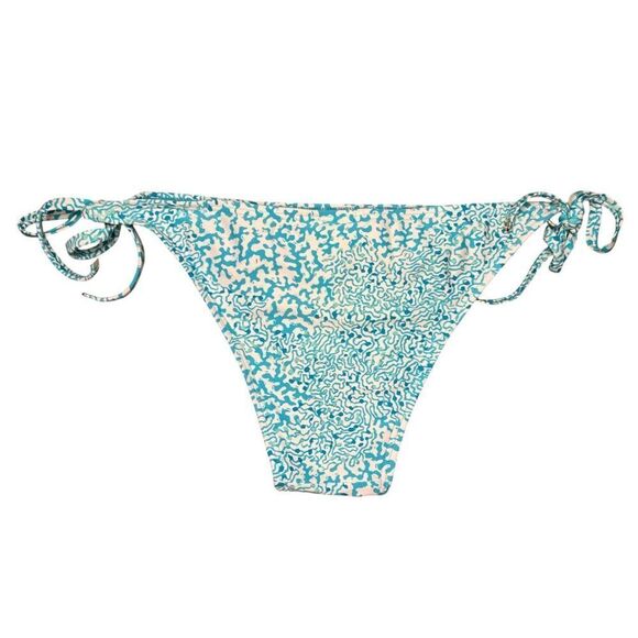 Michael Kors Women’s M/L Two-Piece Bikini Swimsuit Blue Beaded - Picture 9 of 9